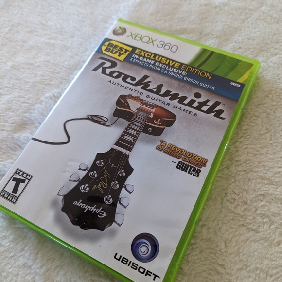 Great Condition: XBox 360 Rocksmith Authentic Guitar Video Game - Picture 4 of 11